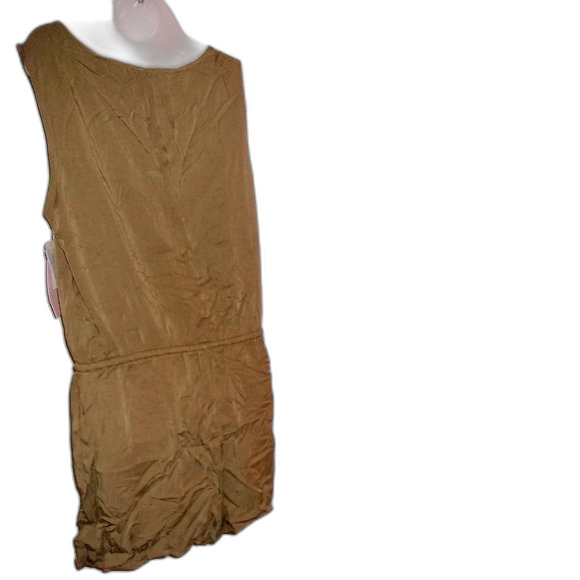 JustFab XL Olive Green Pintuck Romper NWT - Picture 12 of 12